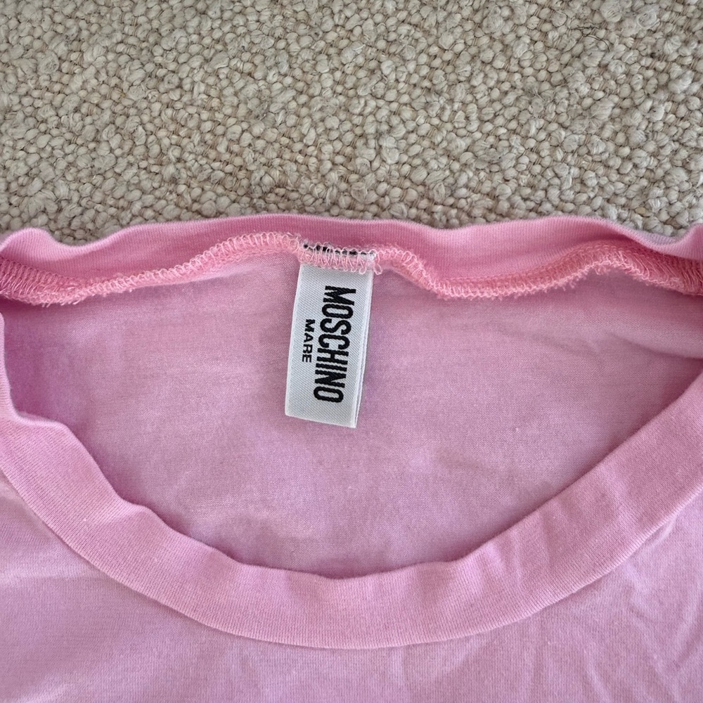 Moschino Mare Popeyes Embroidered Tee🤍 - Picture 3 of 7